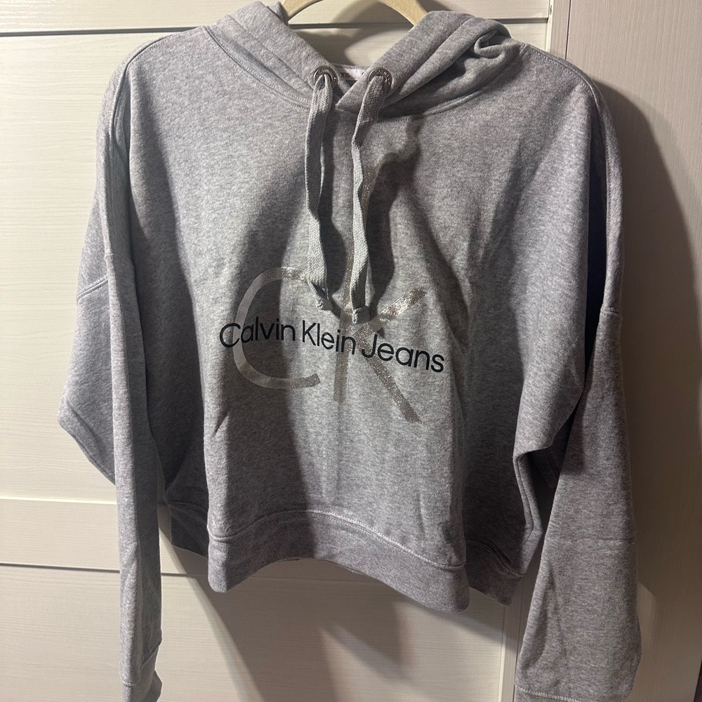 Calvin Klein Women's Heather Gray Hoodie